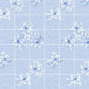 Стеновая панель ХДФ Акватон Магнолия Голубой 2440х1220 мм