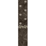 Панель стеновая ПВХ Панельпласт Вечерняя Фантазия Риальто Темный Узор 2700х250х8 мм 2 шт