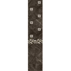 Панель стеновая ПВХ Панельпласт Вечерняя Фантазия Риальто Темный Узор 2700х250х8 мм 2 шт