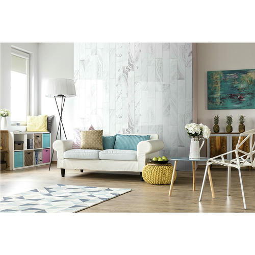 Панель стеновая МДФ Стильный дом Мрамор Оникс серый 2440х1220 мм — изображение 2