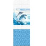 Панель стеновая ПВХ Оранда 3D Морские просторы узор 2700х250 мм 12 шт