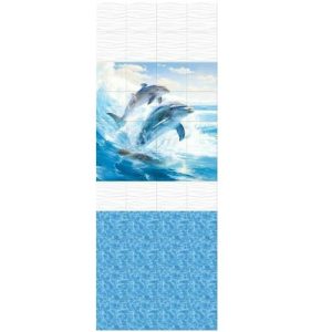 Панель стеновая ПВХ Оранда 3D Морские просторы узор 2700х250 мм 12 шт