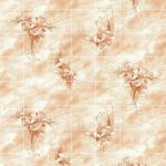 Стеновая панель ХДФ Акватон Букет цветов Терракота 2440х1220 мм