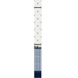 Панель стеновая ПВХ Starline Плитка 3D Корабли 2700х250х8 мм 12 шт