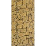 Стеновая панель МДФ Акватон Камень Камень Янтарный с тиснением 2440х1220 мм