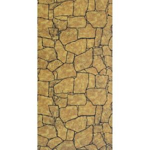 Стеновая панель МДФ Акватон Камень Камень Янтарный с тиснением 2440х1220 мм