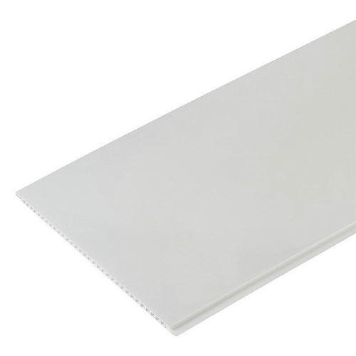 Стеновая панель ПВХ Апласт матовая белая 3000x375 мм
