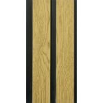 Реечная панель декоративная ПВХ Steindorf Мокко 3000х120 мм 12 штук 4,32 м2