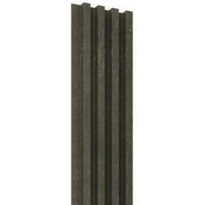 Панель реечная декоративная Кронапласт Legno Черный песчаник 2900х166х24,1 мм