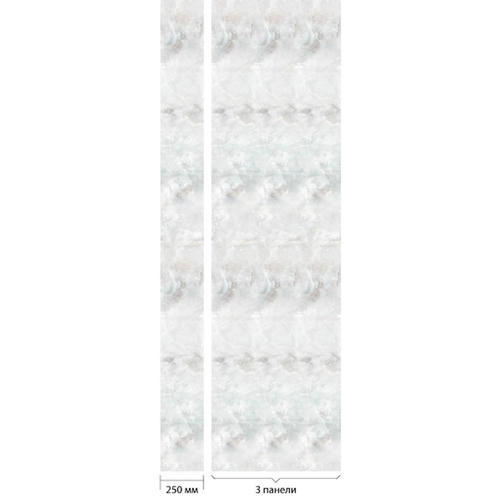 Панель стеновая ПВХ Оранда Фотолайт 104 Пепельный мрамор 2700х250 мм 10 шт