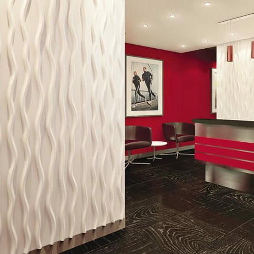 Дизайнерская 3D панель из гипса Artpole Stems 600х600 мм — изображение 2