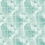 Стеновая панель ХДФ Акватон Фантазия Мята 2440х1220 мм