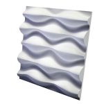 Дизайнерская 3D панель из гипса Artpole Drop 600х600 мм