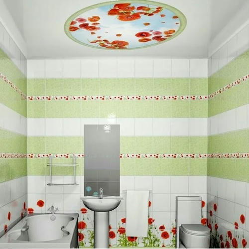 Панель потолочная ПВХ Novita 3D Маки 2500х2000 мм 8 штук — изображение 2