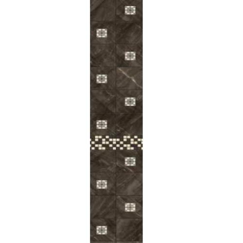 Панель стеновая ПВХ Панельпласт Вечерняя Фантазия Риальто Темный Вставка 2700х250х8 мм 2 шт