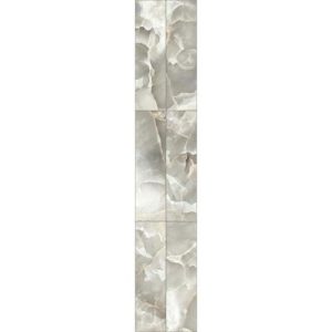 Панель стеновая ПВХ Панельпласт Ultra Marble Opal grey straight 2700х250х8 мм