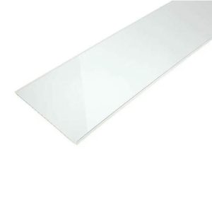 Стеновая панель ПВХ Мастерпласт Эконом глянцевая белая 2700х250 мм