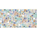 Панель ПВХ декоративная Мозаика лагуна 480х955мм