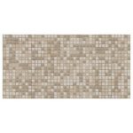 Панель ПВХ Мозаика коричневая с узорами 960х480мм