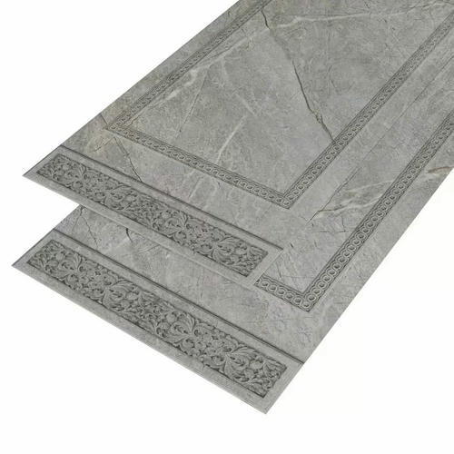 Стеновая панель SPC Акватон Stronghold 23857 Мрамор серо-коричневый 02С Узор греческий 1200х600х2,5 мм