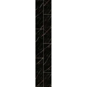 Панель стеновая ПВХ Панельпласт Ultra Marble Black motion 2700х250х8 мм