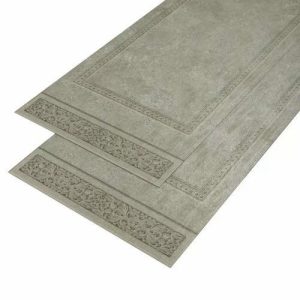 Стеновая панель SPC Акватон Stronghold 23859 Бетон золотой 06С Узор греческий 1200х600х2,5 мм