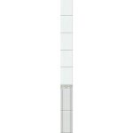 Стеновая панель ПВХ Век Камила розовая фон 2700х250 мм