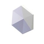 Дизайнерская 3D панель из гипса Artpole Cube-Ex2 200x173 мм