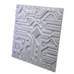 Дизайнерская 3D панель из гипса Artpole EX-Machina A 600х600 мм
