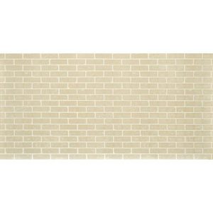 Стеновая панель МДФ Акватон Кирпич белый с тиснением 2440х1220 мм