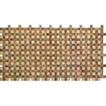 Листовые панели ПВХ Регул Декопан Плетенка орех 935х479 мм