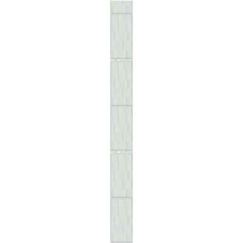 Стеновая панель ПВХ Век Ландыш Рипс фон 2700х250 мм