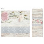 Панель ПВХ Эста с глиттером серый 2700х250х8мм