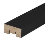 Рейка интерьерная МДФ Стильный дом v530712 Черный 2700х16х35 мм