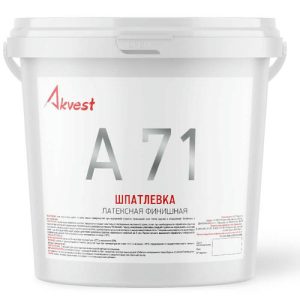 Шпатлевка латексная финишная Аквест-71 3 кг