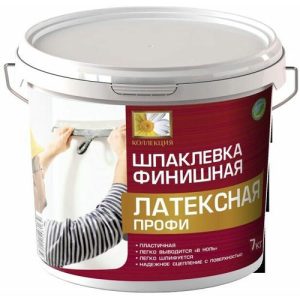 Шпаклевка коллекция латексная Профи 7кг ведро Ижсинтез