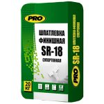 Шпатлевка CenterPro супертонкая финишная SR-18 20 кг