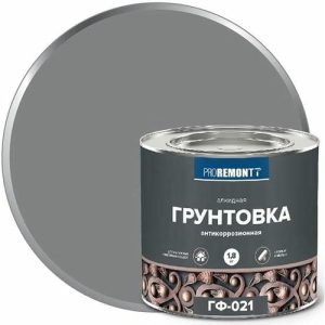 Грунт антикоррозионный ГФ-021 PROREMONTT серый (1,8кг)
