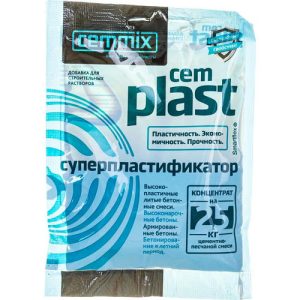 Пластификатор Cemmix "Cemplast", концентрат, 50 мл