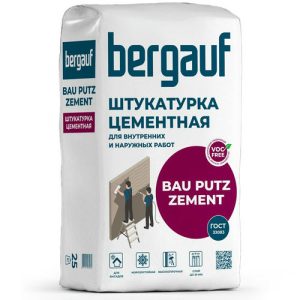 Штукатурка цементная Bergauf Bau Putz Zement 25 кг