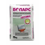 Декоративная штукатурка цементная Боларс Короед оптим 2,5мм белый 25кг