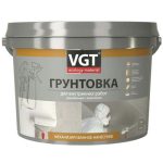 Грунтовка укрывающая для механизированного нанесения VGT ВД-АК-0301 для внутренних работ 28,8 л/45 кг