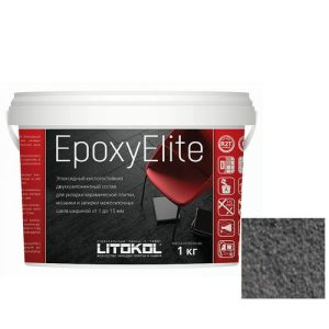 Затирка эпоксидная для швов Litokol Epoxyelite E.06 мокрый асфальт 1 кг