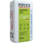 Шпатлевка цементная Perfekta Старт Глайд базовая зимняя 25 кг
