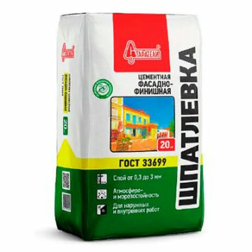 Шпатлевка цементная фасадно-финишная Старатели 20 кг