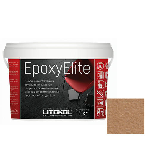 Затирка эпоксидная для швов Litokol Epoxyelite E.11 лесной орех 1 кг