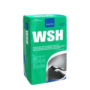 Шпаклевка цементная Kiilto WSH белый 20кг