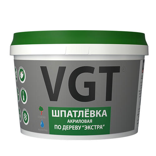 Шпатлевка по дереву VGT Экстра белая 0,4 кг