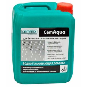 Водоотталкивающая добавка Cemmix CemAqua 5 л