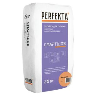 Затирка цементная для швов Perfekta Смартшов персиковый 20 кг